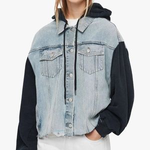 NWT All Saints Milena Hooded Jacket